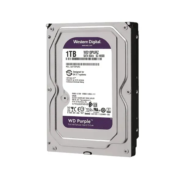 1TB WD PURPLE surveillance harddrive