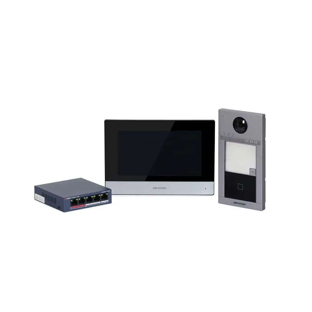 DS-KIS604-S IP Video Intercom Kit
