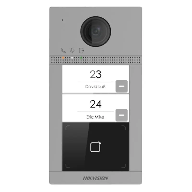 DS-KV8213-WME 2 Button Metal Door Station