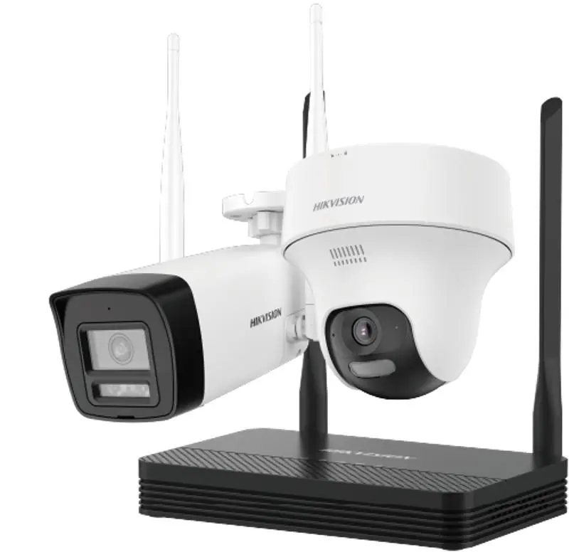 NKS424W02H 4MP One bullet + One turret WiFi NVS Kit