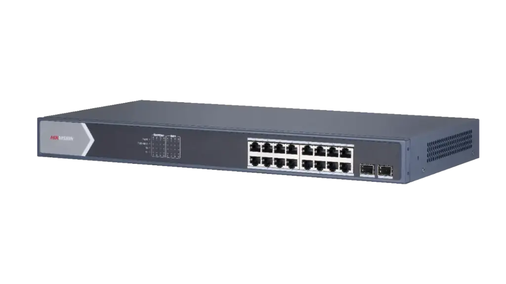 DS-3E1518P-EI Smart Managed 16-Port Gigabit PoE Switch