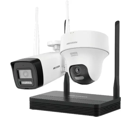 NKS424W02H 4MP One bullet + One turret WiFi NVS Kit